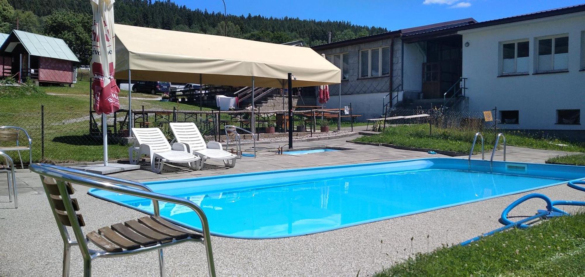 Retro Kemp Pod Boubinem Horni Vltavice Exterior photo